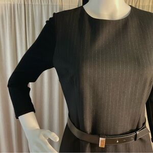 Elie Tahari Elegant Black Long Sleeve Dress